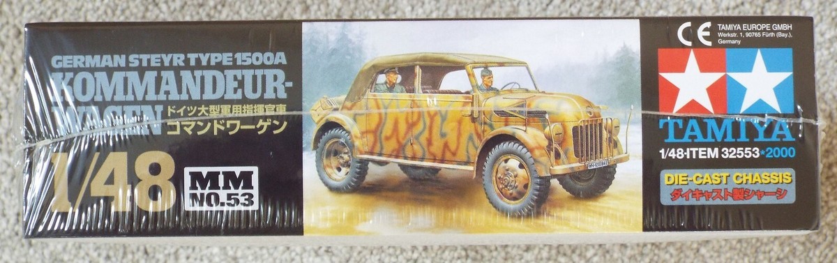 ホビーラジコン Dai TAMIYA 32553 GERMAN STEYR TYPE 1500A KOMMANDEUR WAGEN 1:48