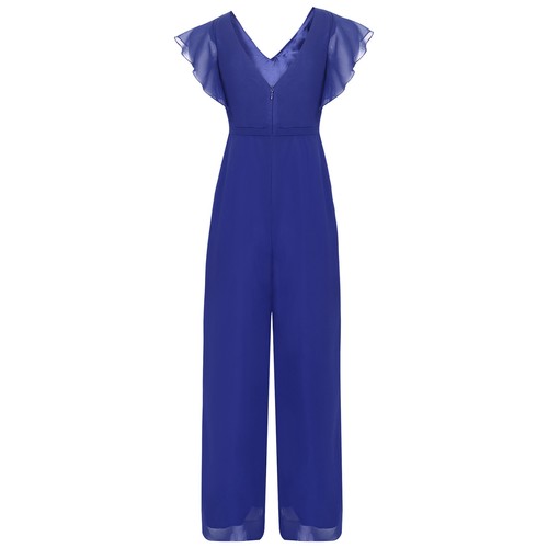 Kids Girls Jumpsuit Prom Rompers Pageant Overalls High Waist Bodysuit Communion - Picture 19 of 60