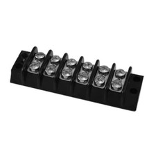 206, MARATHON, Panel Mount Barrier Terminal Block, 2 Row, 6 Positions,