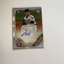 BO TAKAHASHI 2019 BOWMAN BASEBALL AUTOGRAPH CARD #PA-BT