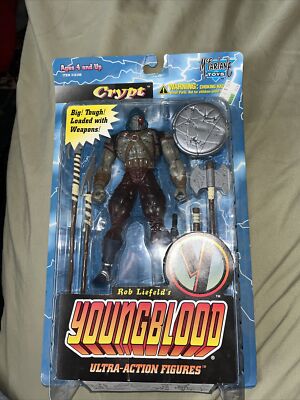 NEW YOUNGBLOOD CRYPT ULTRA-ACTION FIGURE 1995 MCFARLANE TOYS SERIES 1! S183