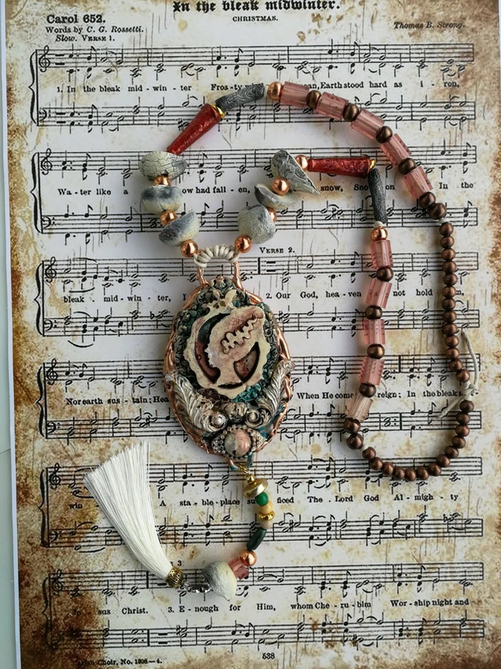 collar mujer joyería fina joya vintage estilo antiguo talismán ojos art deco 1 Foto 4 de 4