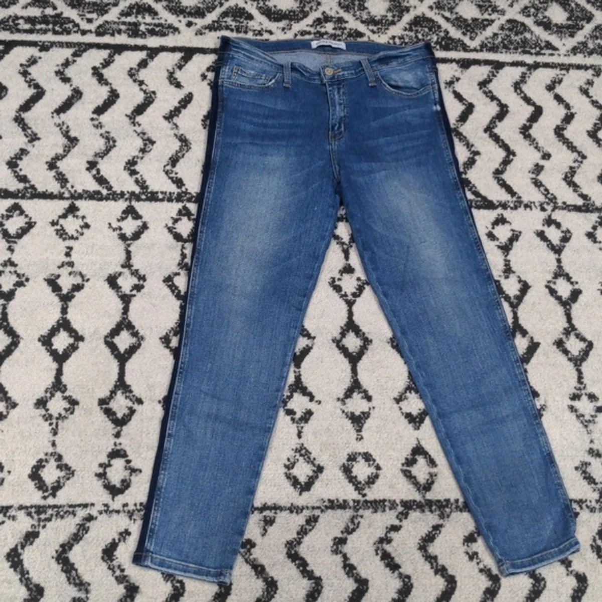 Women's tuxedo hotsell stripe jeans