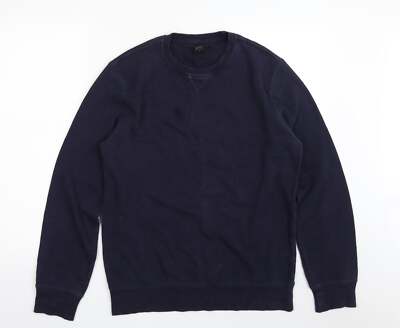 Matalan Herren Sweatshirt blau Baumwollmischung Größe S