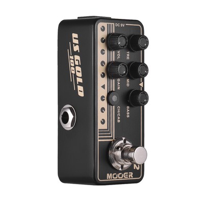 Mooer 012 US Gold 100 Classic British Style Digital Preamp Guitar Effects Pedals