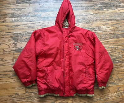 Vintage San Francisco 49ers Logo Athletic Rain Jacket Sz M Medium NFL  Game day