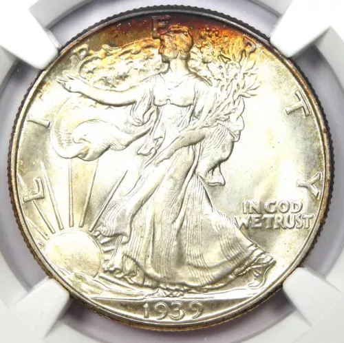 1939-D Walking Liberty Half Dollar 50C - NGC MS67+ Plus Grade - $4,250 Value!