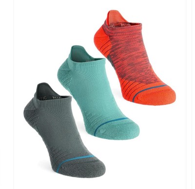 3 Stance Insight Freshtek Tab Height Mid Cushion Thick Socks Mn 6-8.5 NWT $39.88