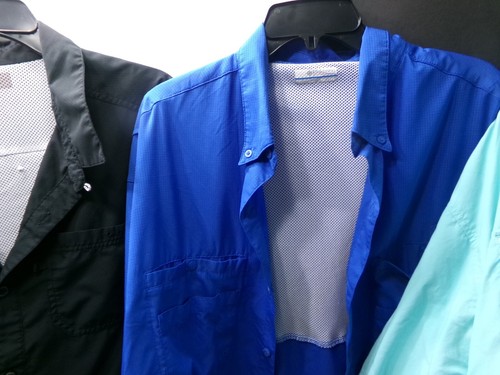 MODEL WORN SAMPLE LOT 5 COLUMBIA DRESS SHIRTS COLLECTION LONG & SHORT SLEEVE 2X - Picture 5 of 12