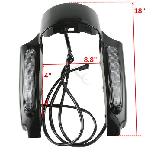 Rear Fender Fascia Set For Harley Touring Road King Glide 2009-2013 2012 2011 US - Picture 7 of 13