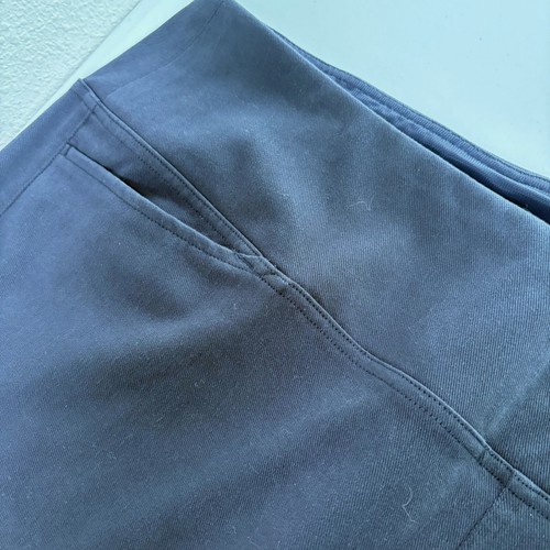 Pantalone jeans J Jill Wearever maglia liscia taglia 3X blu navy elasticizzato tasca nuovo con etichette - Foto 10 di 14