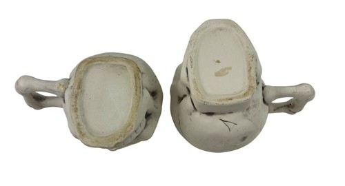 Ceramic Skeleton Human Skull Mugs Set of 2 - Picture 8 of 10
