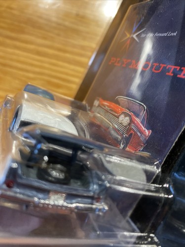 American Muscle 1958 Plymouth Fury, 1:64 Scale Blue And White 2000 New Sealed - Picture 10 of 10