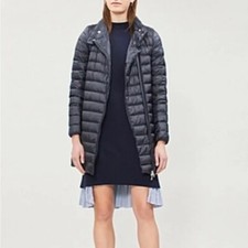 Mocler Berlin Quilted Shell Coat Puffer Jacket 0 Xs Navy