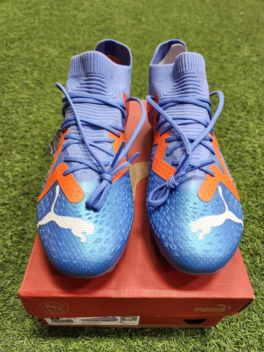 靴 PUMA football training shoes blue Men's FUTURE 7 PLAY Multi-Ground Football Shoes Blue PUMA in