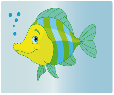 Mousepad Textil Fisch Motiv Nr. 18 Mauspad