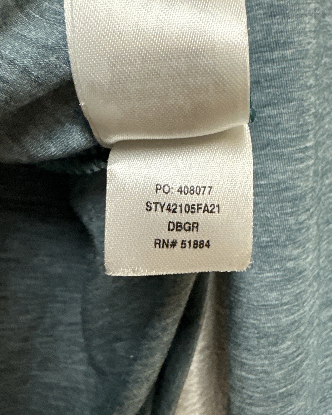 Patagonia Women's Long-Sleeved Glorya Twist Top Teal 42105 Sz Small