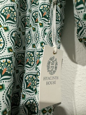 hyacinth house green dress Green Puff Sleeve Ginny Maxi Dress main image 0