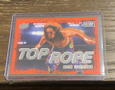 2021 Upper Deck AEW All Elite Wrestling Top Rope Nick Jackson | eBay
