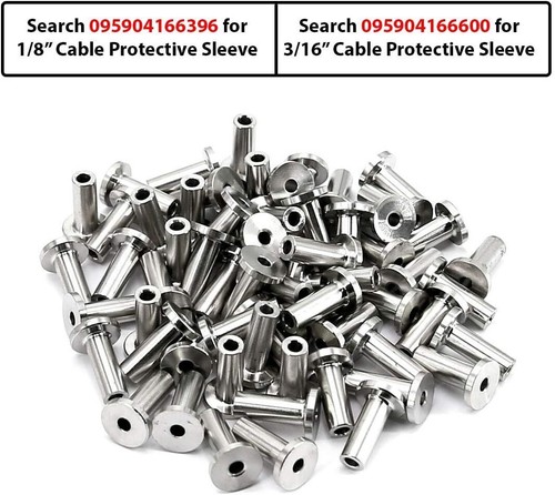 Barandilla de cable de escalera ajustable roscada para cable de 1/8" en postes de 2 x 2, 4 x 4 - Imagen 7 de 8