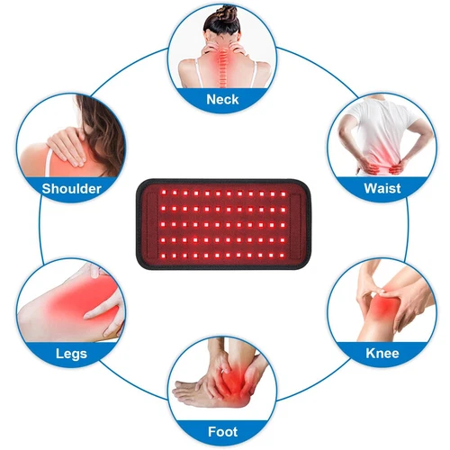 Near Infrared Red Light Therapy 660nm 850nm Waist Wrap Pad Blk Belt Pain Relief - Picture 13 of 13