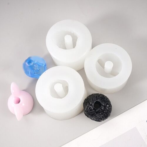 Silicone Mold Cap ET Skull Straw Mold for 8mm Straws Resin Casting Molds - Picture 1 of 9