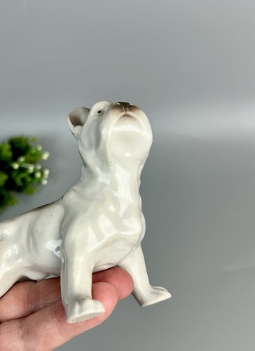 Keramik stehende Französische Bulldogge Hund Figur Vintage Made in Japan - Bild 8 von 11