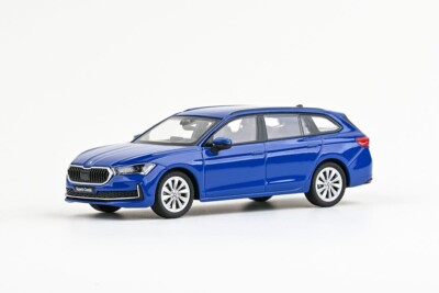 Abrex Skoda Superb IV Combi 1:43 Blue Energy 143AB-047MQ | eBay