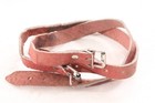 1 x alter Leder Befestigungsriemen Lederriemen Riemen mit Schnalle 41 cm