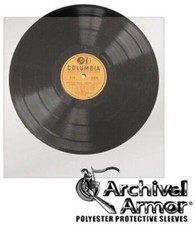 WB Bags Unlimited S1010R - 10 Inch 78 RPM Record Sleeves - No Flap 10 Count