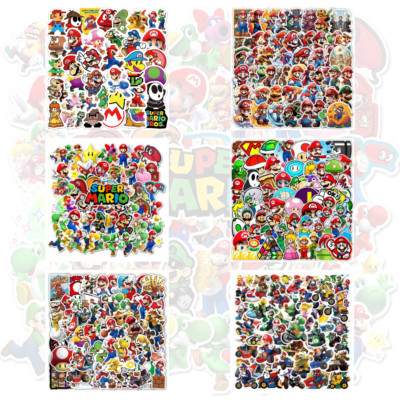 Super Mario Bros. Sticker Aufkleber Set | Luigi Yoshi | Nintendo | Stickerbomb 