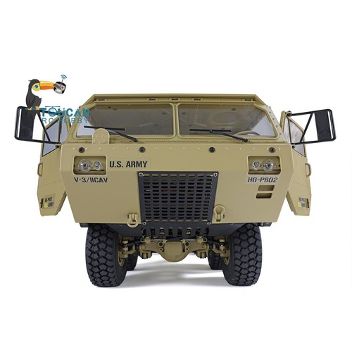 1/12 RC US Military Truck HG-P802 4 Axles Remote Control 8*8 Truck Car - Picture 6 of 12