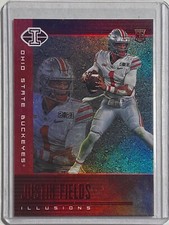JUSTIN FIELDS 2021 PANINI CHRONICLES ILLUSIONS DRAFT PICKS RED ROOKIE RC #D /149