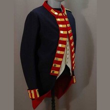 Mens Blue British Royal Artillery Gunner, British war jacket, British war coat