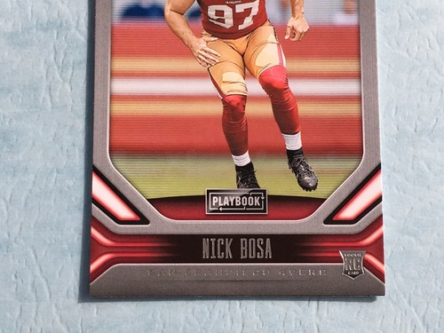 2019 Panini Playbook #118 NICK BOSA Rookie | San Francisco 49ers RC | Ohio State - Picture 3 of 6