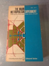 The Miami Metropolitan Experiment by Sofen | 1966 1st Anchor Revised Paperback