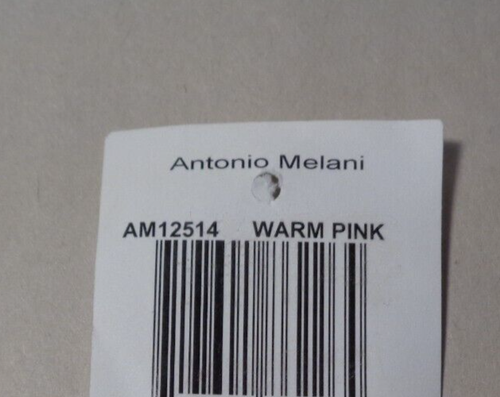 Antonio Melani Size Large MOLDED SOFT CUPS Warm Pink Chevron New Bikini Top - Picture 14 of 15