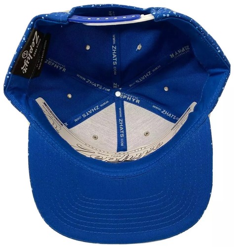 Zephyr NHL Toronto Maple Leafs RARE "Splatter" flat bill SnapBack Hat BRAND NWT - Picture 5 of 5