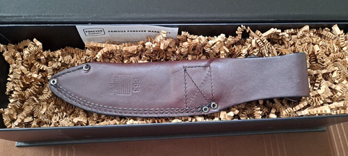 Buck 663 Alpha Guide Pro S35VN Flat Ground Blade Walnut Handle Made In U.S.A. - Picture 5 of 7