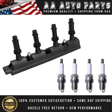 1pc Ignition Coil & 4 Iridium Spark Plug fit Chevrolet Sonic Buick Encore UF669