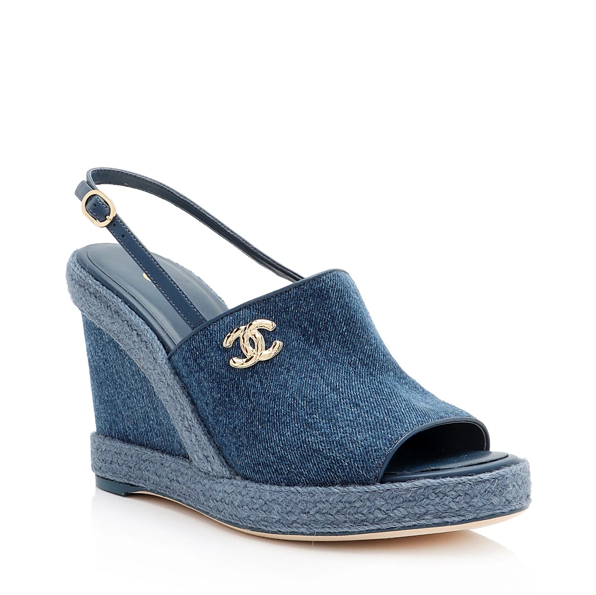 CHANEL Blue Sandals for Women for sale | eBay