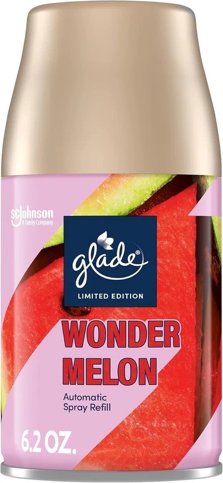 Автоматический заправочный спрей Glade 6,2 унции, чудо-дыня, освежитель воздуха с ароматом упаковка 6 шт. - Изображение 2 из 4