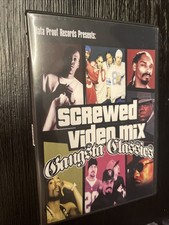 ✅RARE • DVD HATAPROOF “Gangsta Classics 1” CHOPPED SCREWED VIDEOS  • dre cube