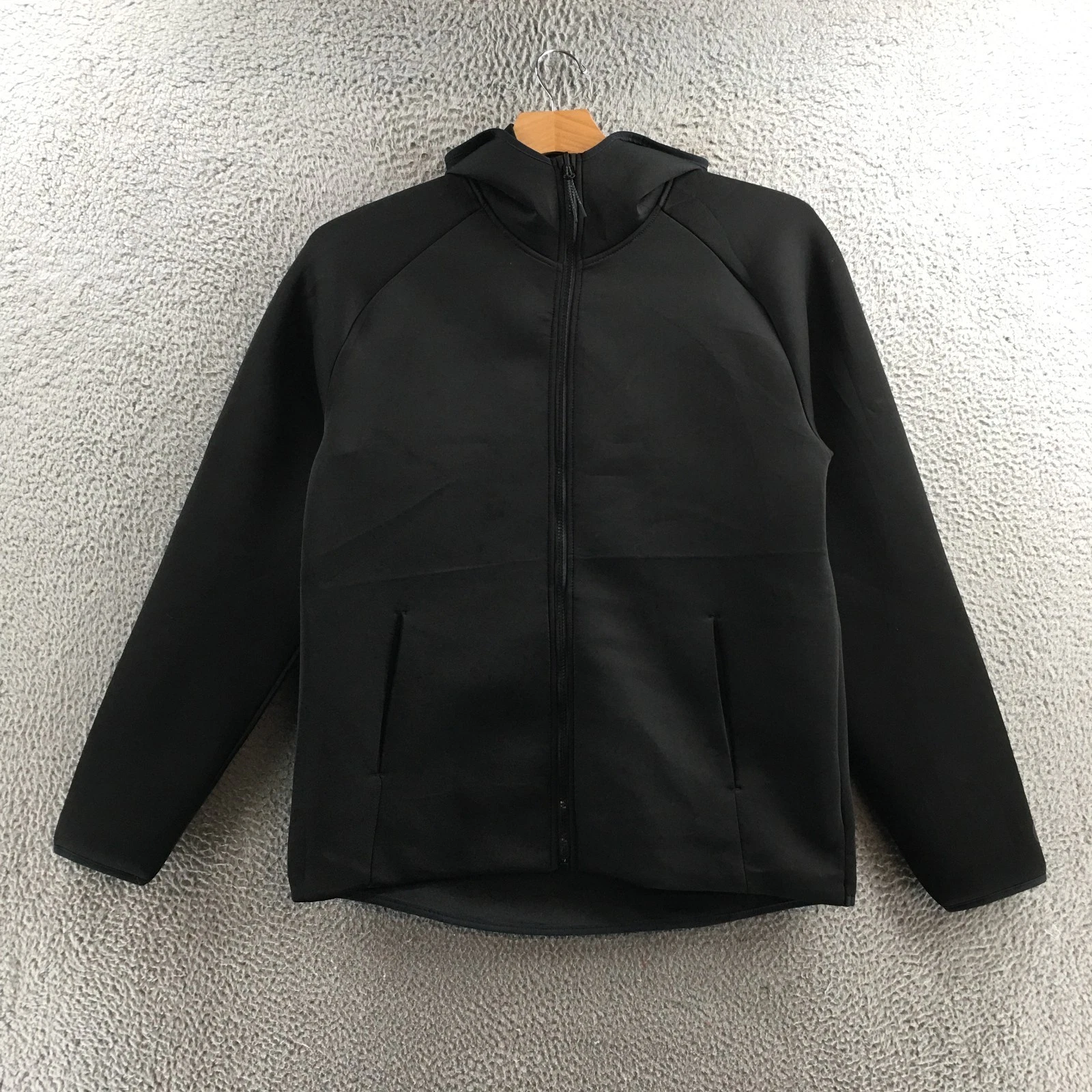 Champion 3 in 1 Systems Hooded Windbreaker Jacket Mens XL Black Zip Front Pocket