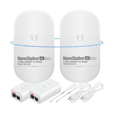 Ubiquiti NanoStation Loco 5AC Wireless Bridge Pair - Pre Configured