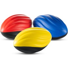 5" Mini Foam Football - Pack of 3 Small Toy Footballs for Indoor and Outdoo...