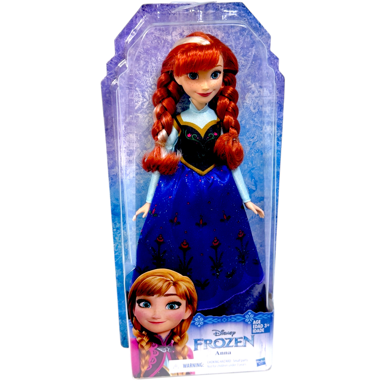 Disney Frozen Princess Anna Classic Fashion Doll Blue Dress 