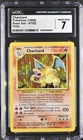 CGC 7 CHARIZARD POkemon Baset Set 1999 4/12 Holo Near Mint
