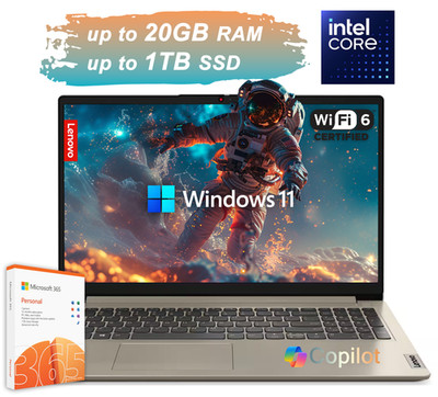 2026 Lenovo IdeaPad Laptop Notebook 15.6'' Intel Processor Up to 20GB RAM 1TB SSD