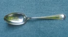 Beautiful Gorham 1872 Sterling Serving Spoon, Pattern "Bead". 8 5/8", Holidays!